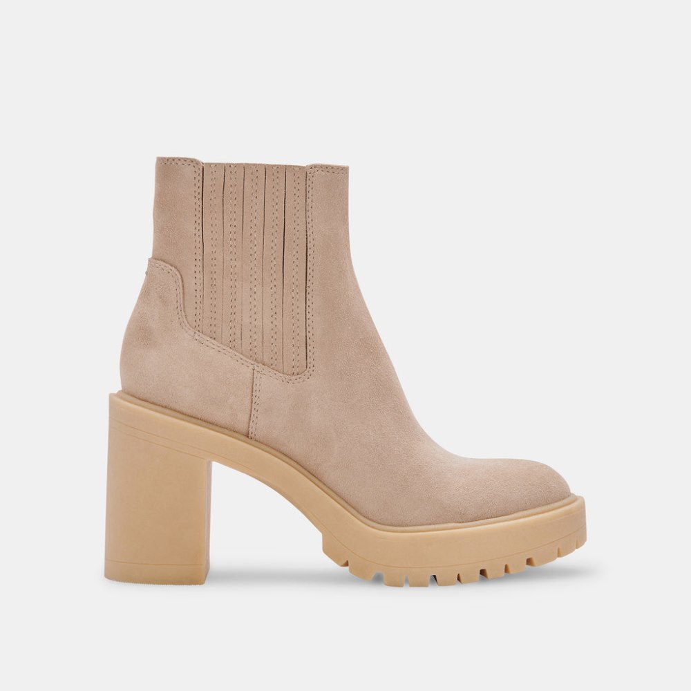 Dolce Vita Caster H2o Booties Dune Suede