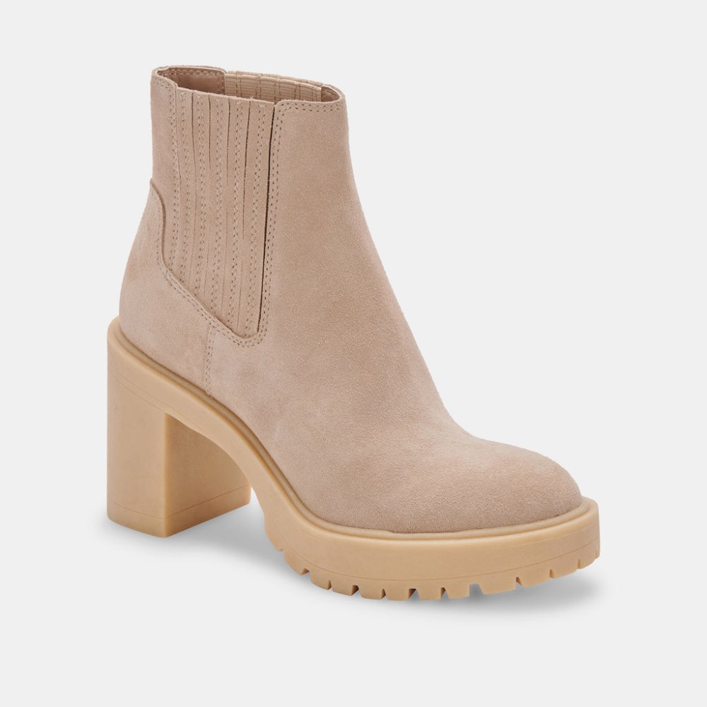 Dolce Vita Caster H2o Booties Dune Suede