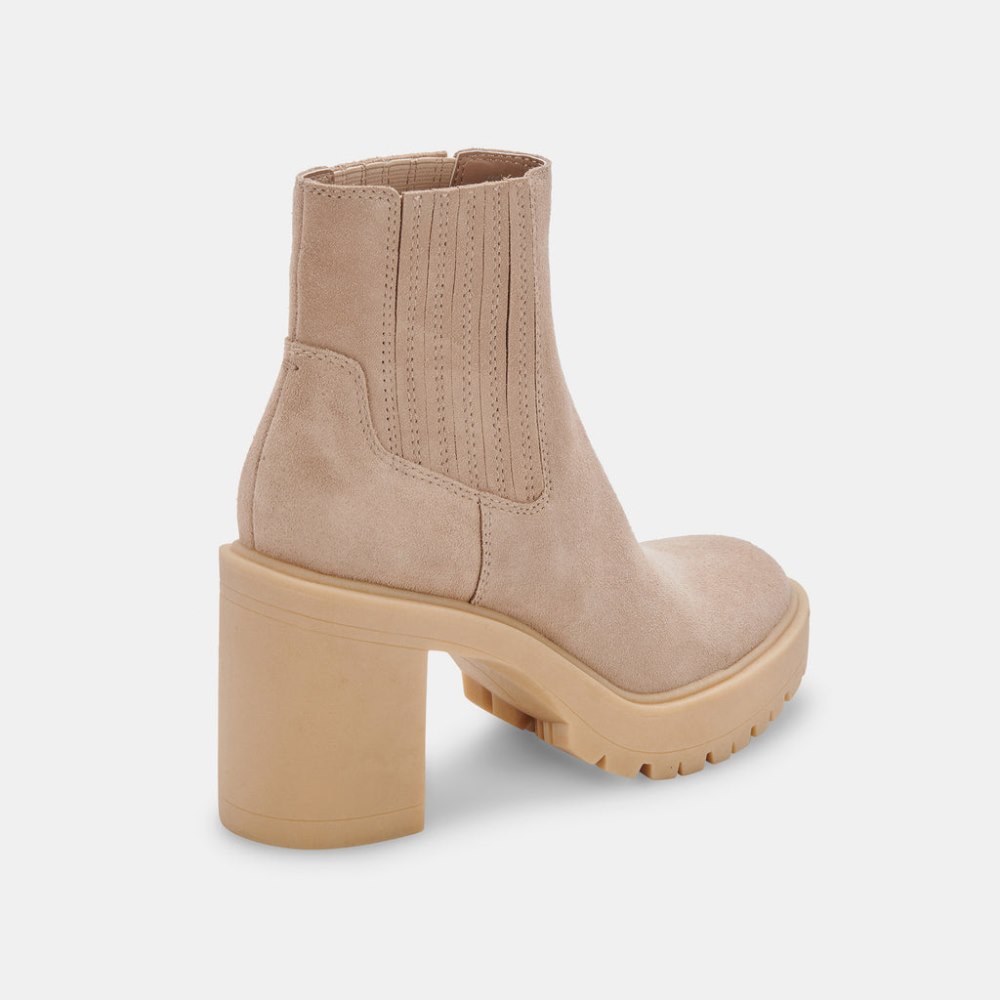 Dolce Vita Caster H2o Booties Dune Suede