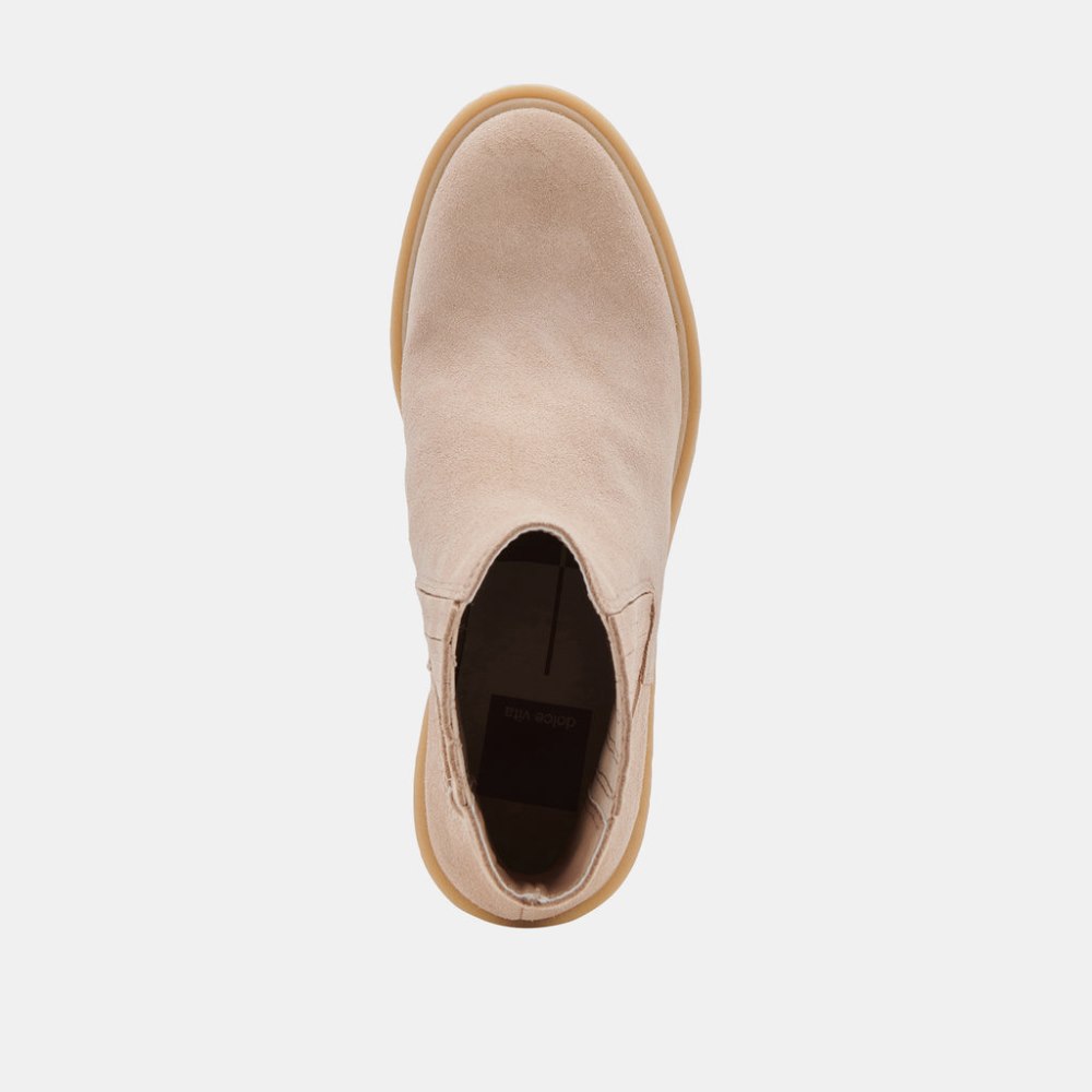 Dolce Vita Caster H2o Booties Dune Suede