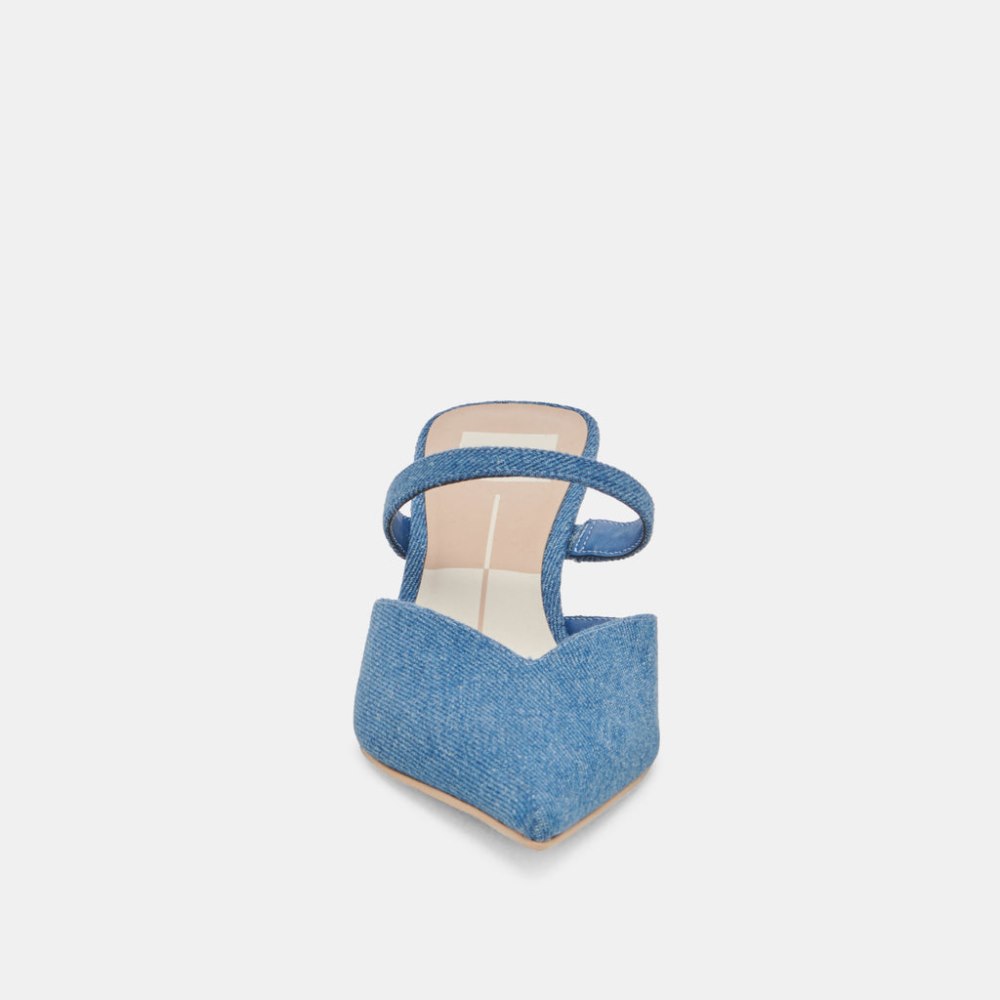 Dolce Vita Kanika Mid Heels Blue Denim