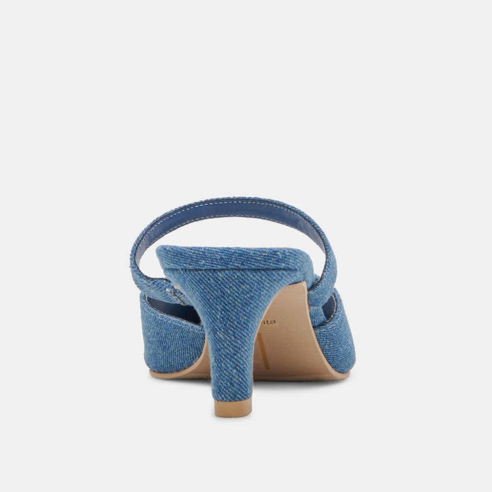 Dolce Vita Kanika Mid Heels Blue Denim