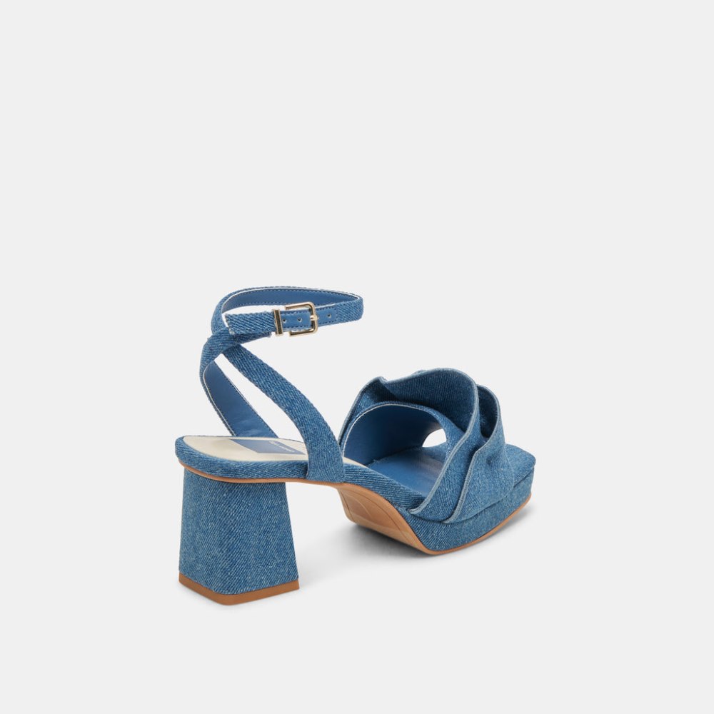 Dolce Vita Cheer Heels Dark Blue Denim