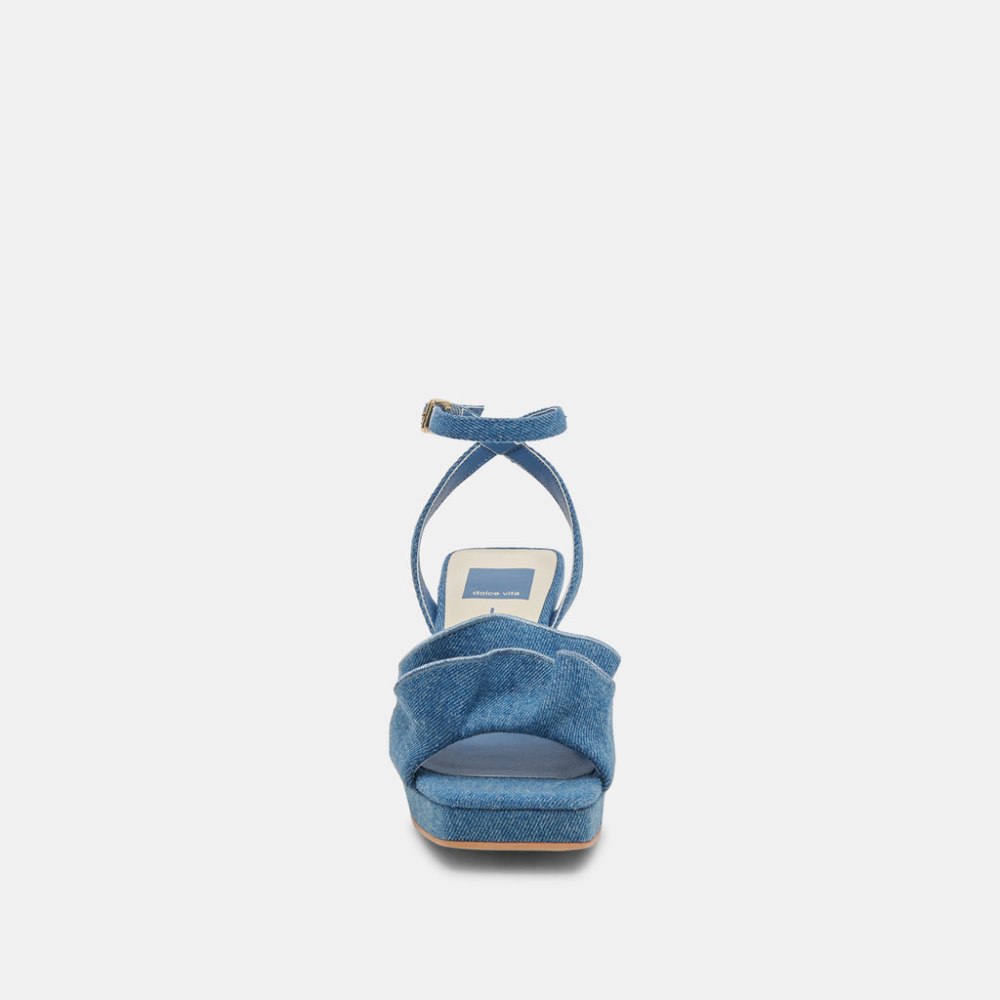 Dolce Vita Cheer Heels Dark Blue Denim