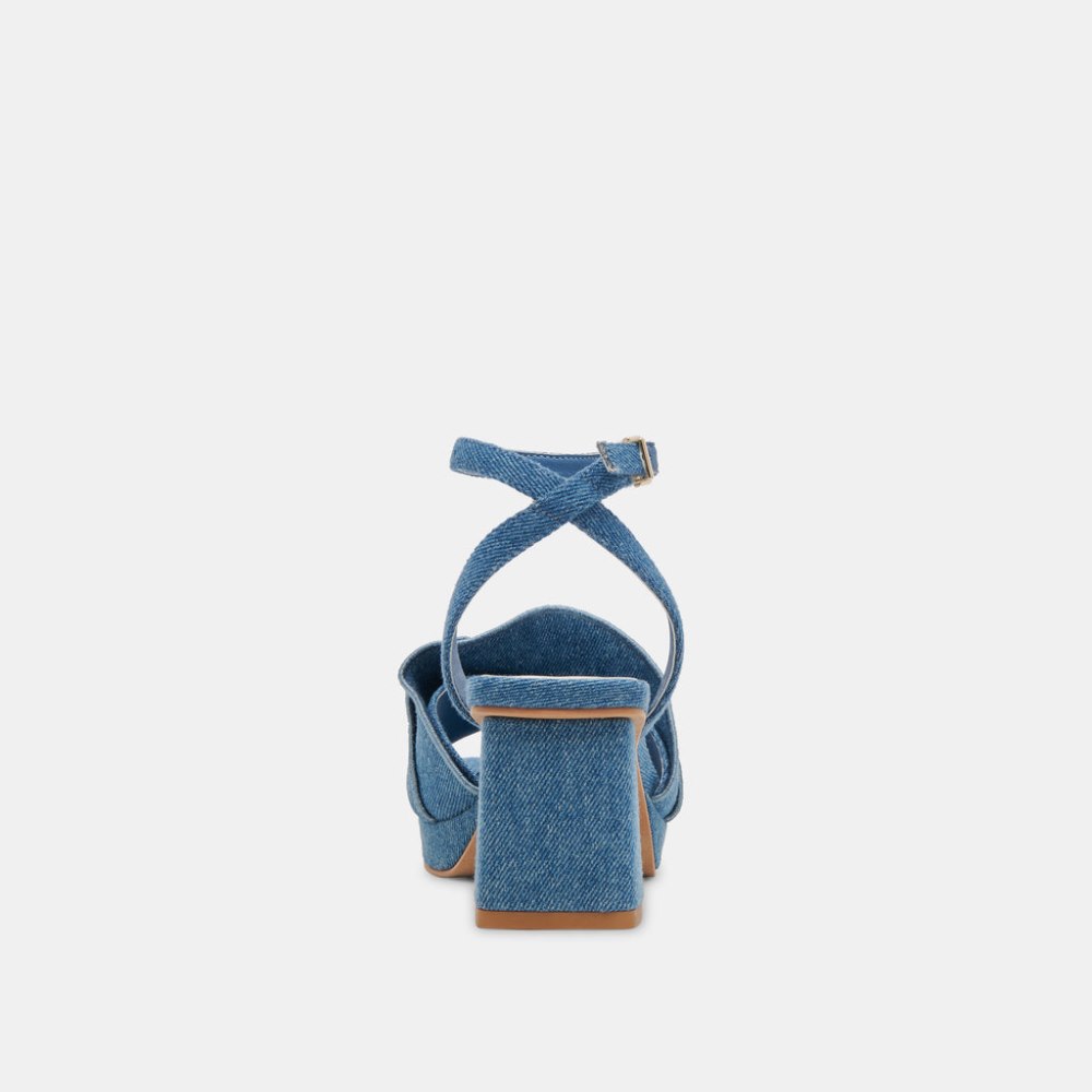 Dolce Vita Cheer Heels Dark Blue Denim