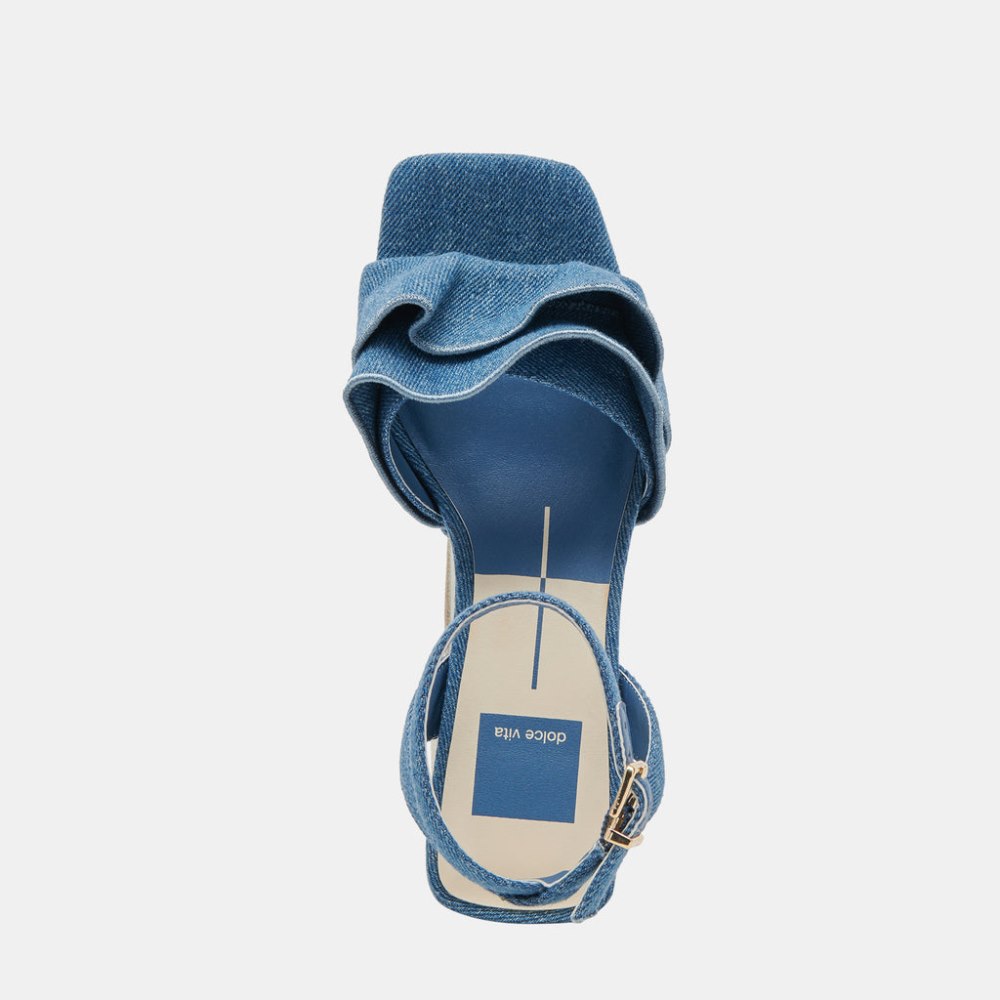 Dolce Vita Cheer Heels Dark Blue Denim
