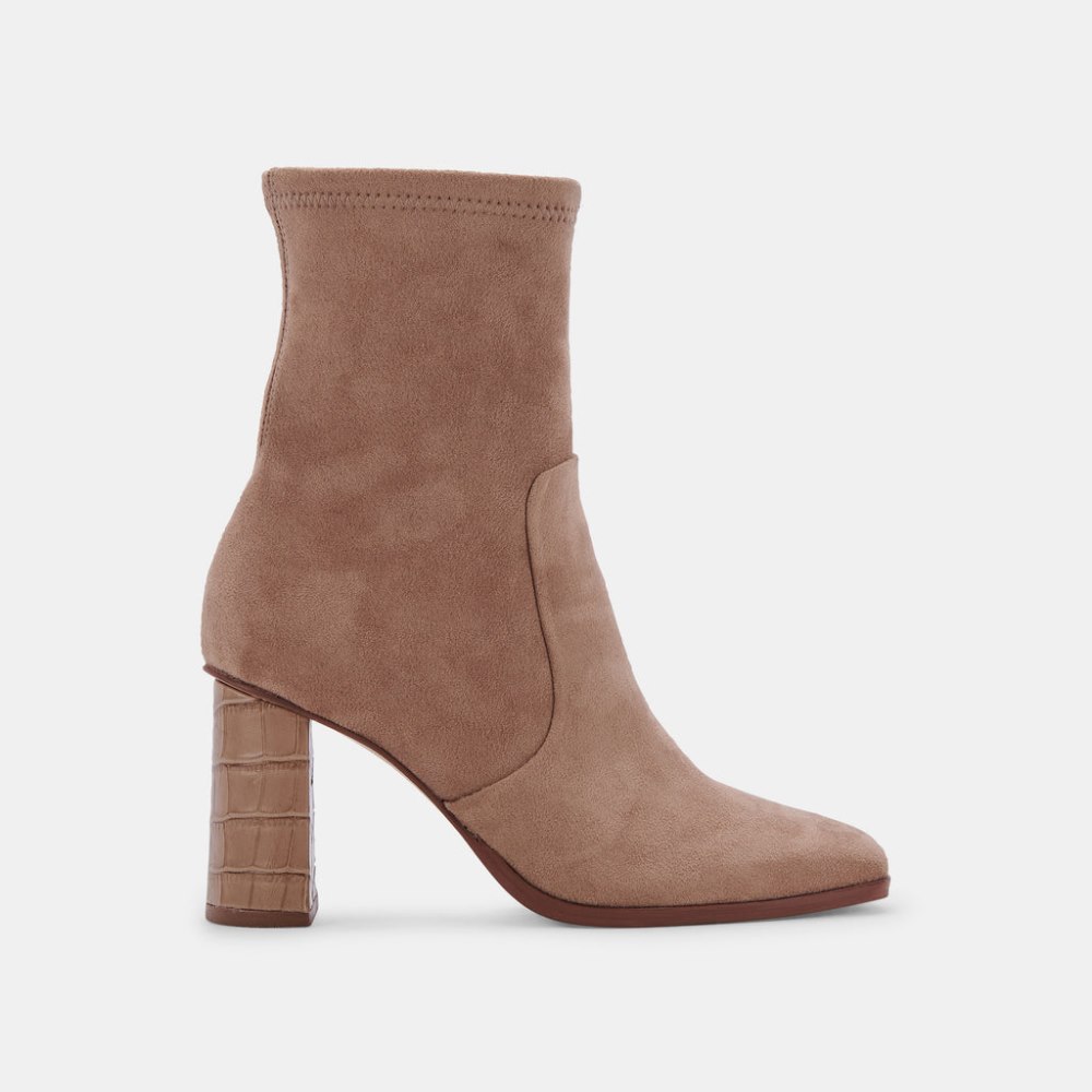 Dolce Vita Petya Booties Mushroom Stella Suede