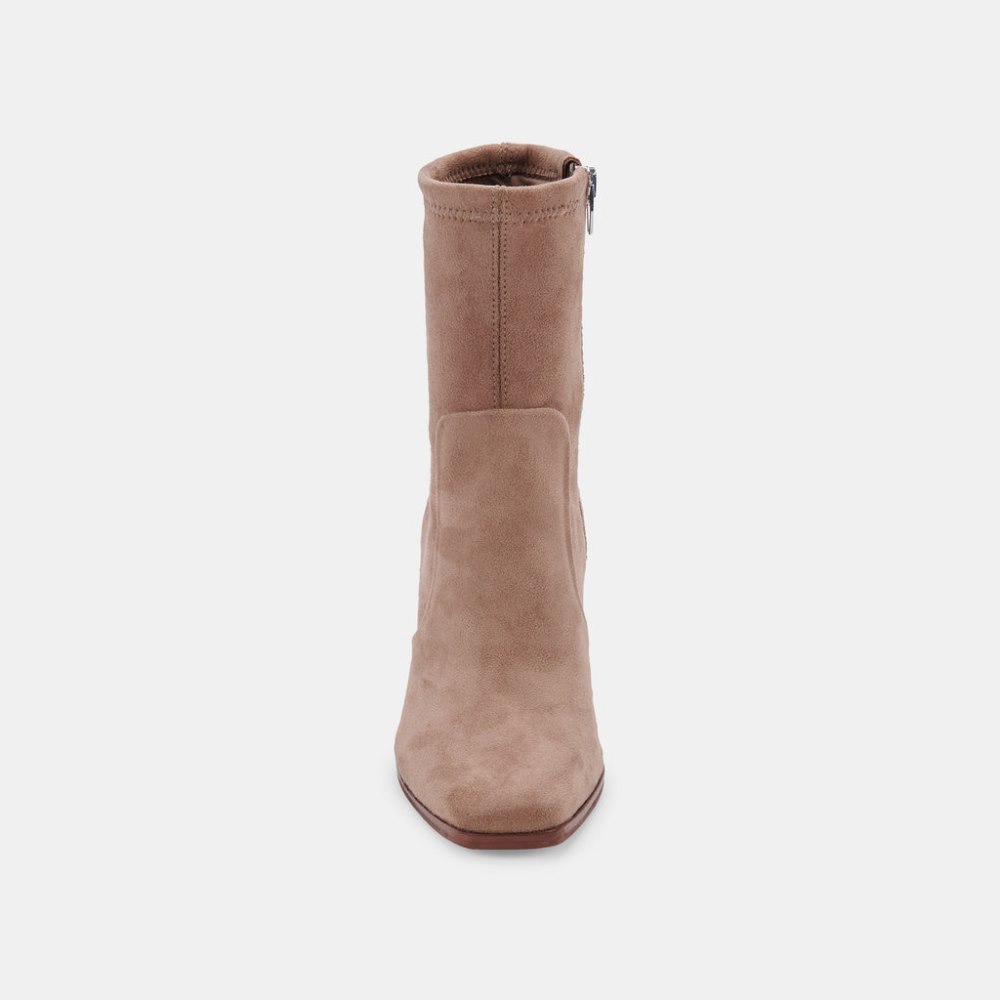 Dolce Vita Petya Booties Mushroom Stella Suede