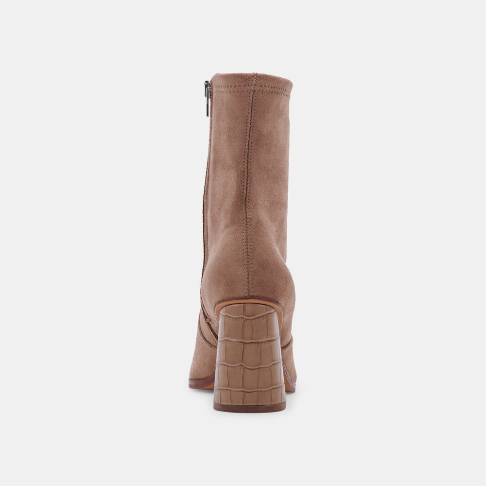 Dolce Vita Petya Booties Mushroom Stella Suede