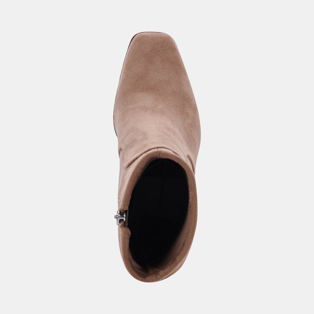 Dolce Vita Petya Booties Mushroom Stella Suede