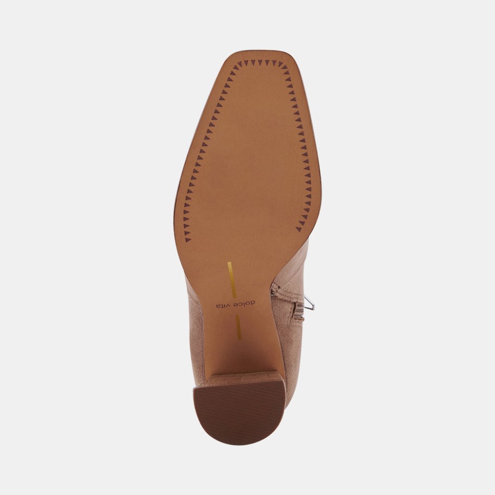 Dolce Vita Petya Booties Mushroom Stella Suede