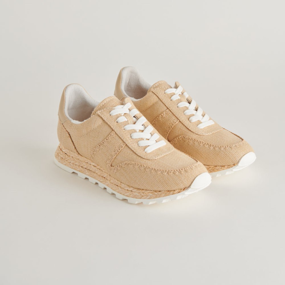 Dolce Vita Ayita Sneakers Lt Natural Raffia