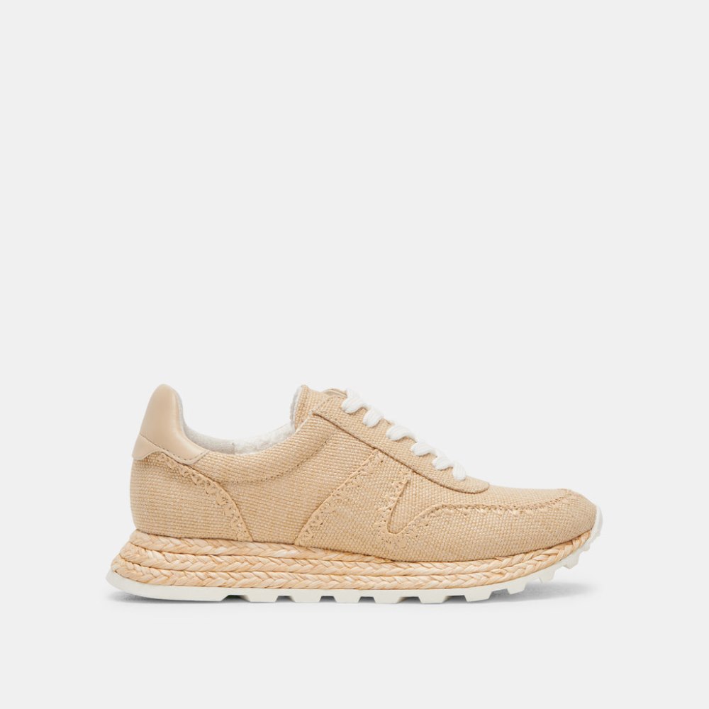 Dolce Vita Ayita Sneakers Lt Natural Raffia