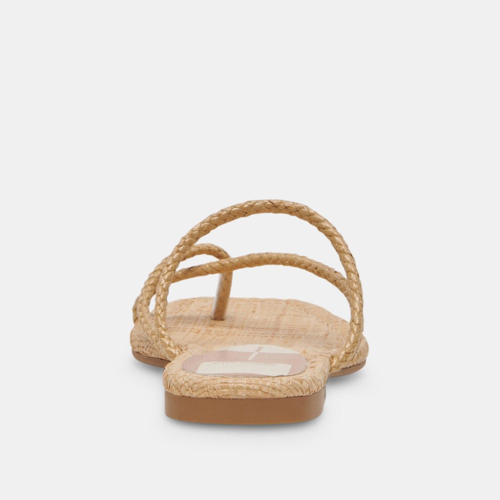 Dolce Vita Leanna Sandals Lt Natural Raffia
