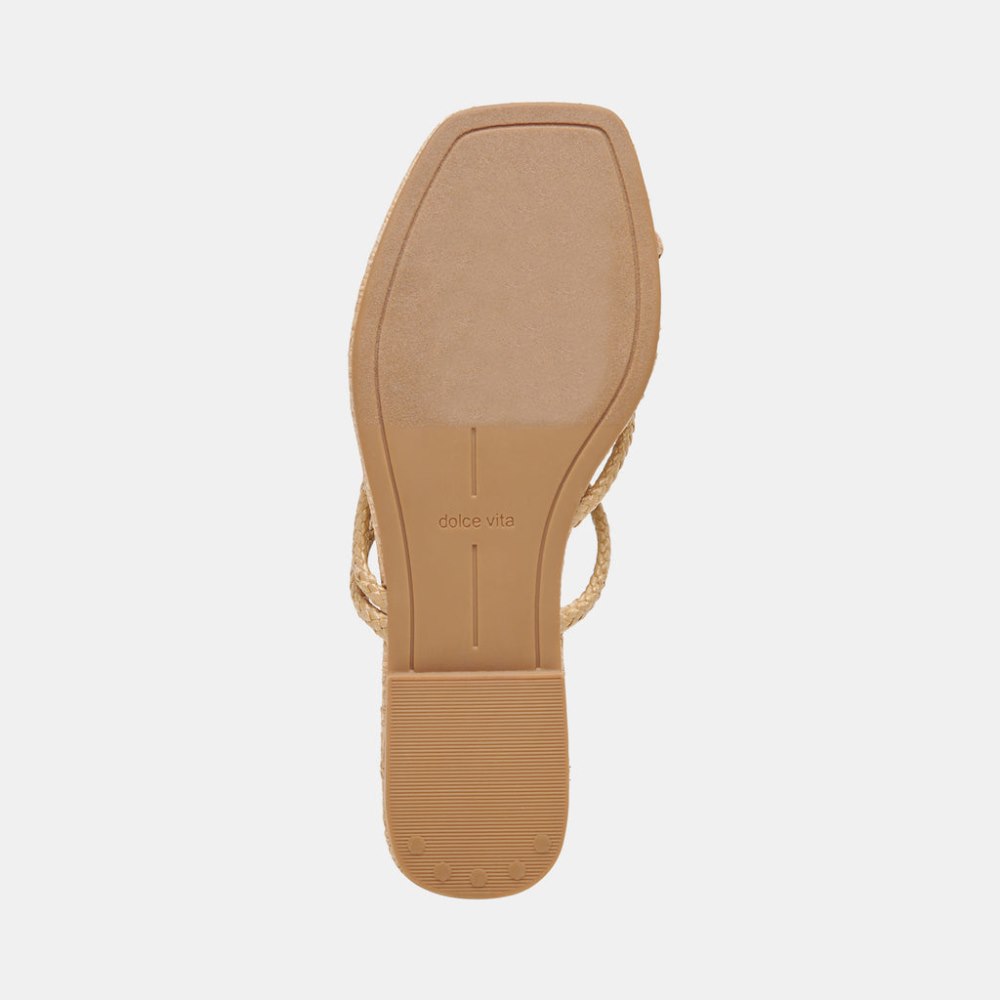 Dolce Vita Leanna Sandals Lt Natural Raffia