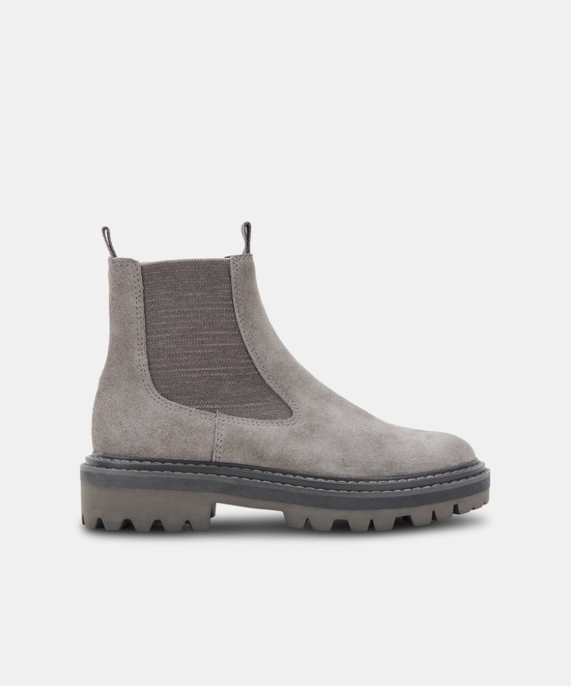 Dolce Vita Moana H2o Boots Charcoal Suede