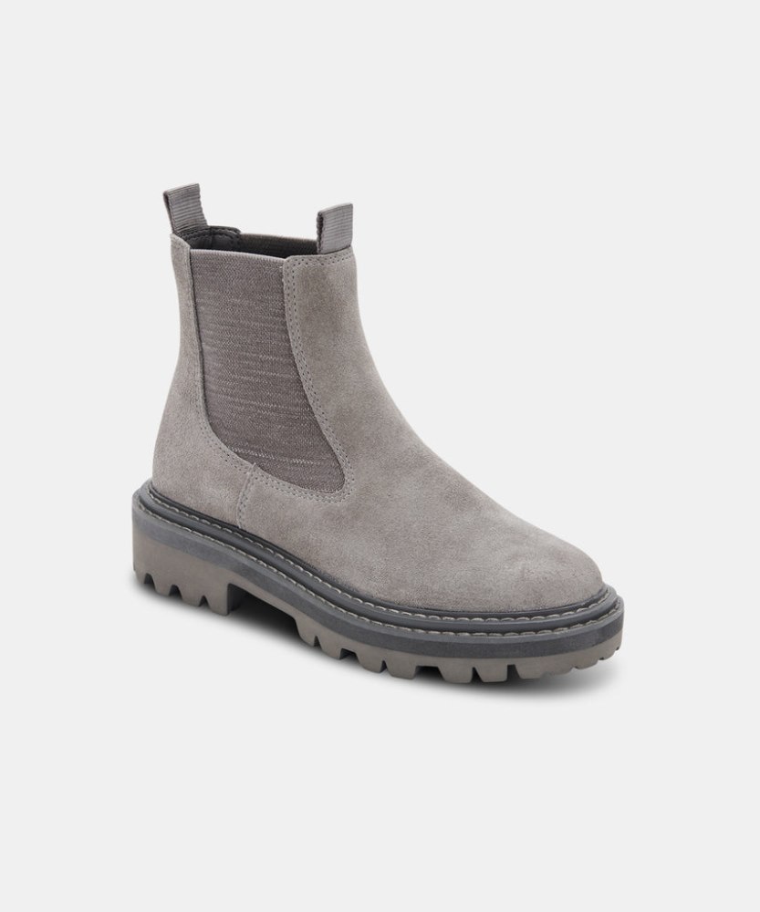 Dolce Vita Moana H2o Boots Charcoal Suede
