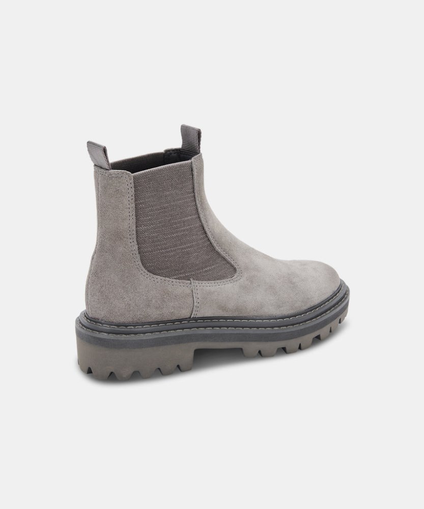 Dolce Vita Moana H2o Boots Charcoal Suede