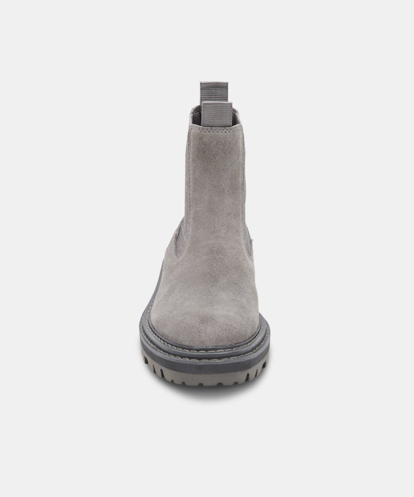 Dolce Vita Moana H2o Boots Charcoal Suede
