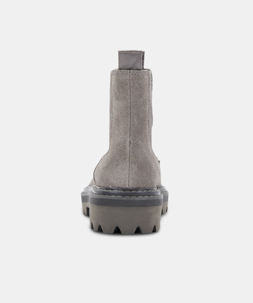 Dolce Vita Moana H2o Boots Charcoal Suede