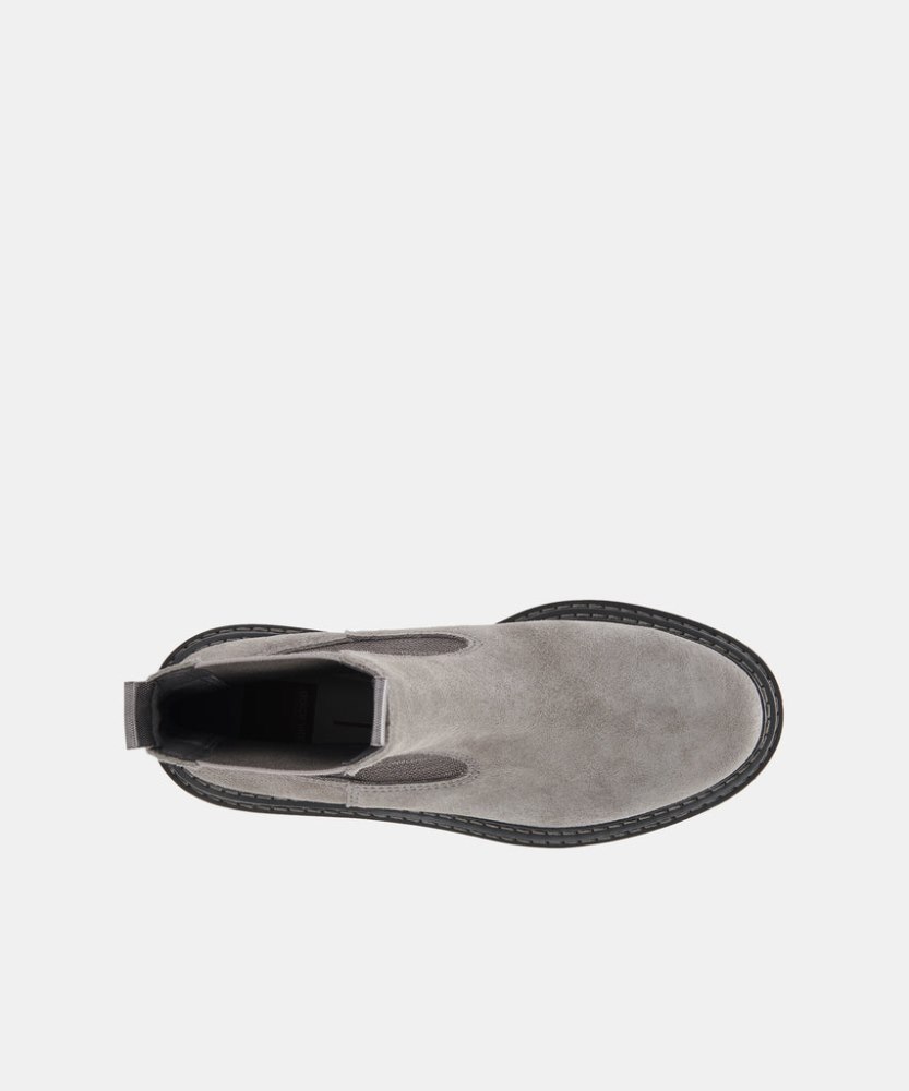 Dolce Vita Moana H2o Boots Charcoal Suede