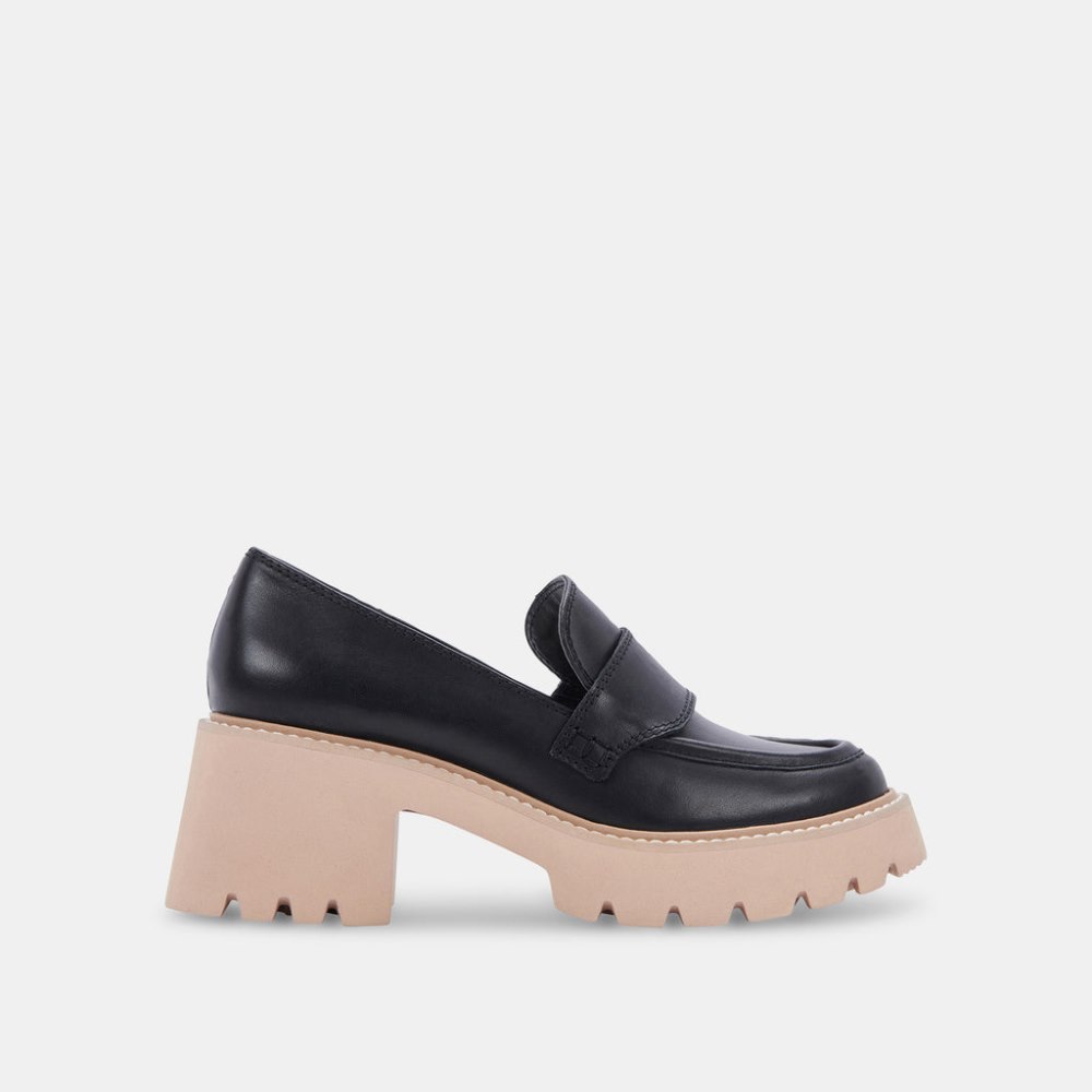 Dolce Vita Halona Loafers Black Leather