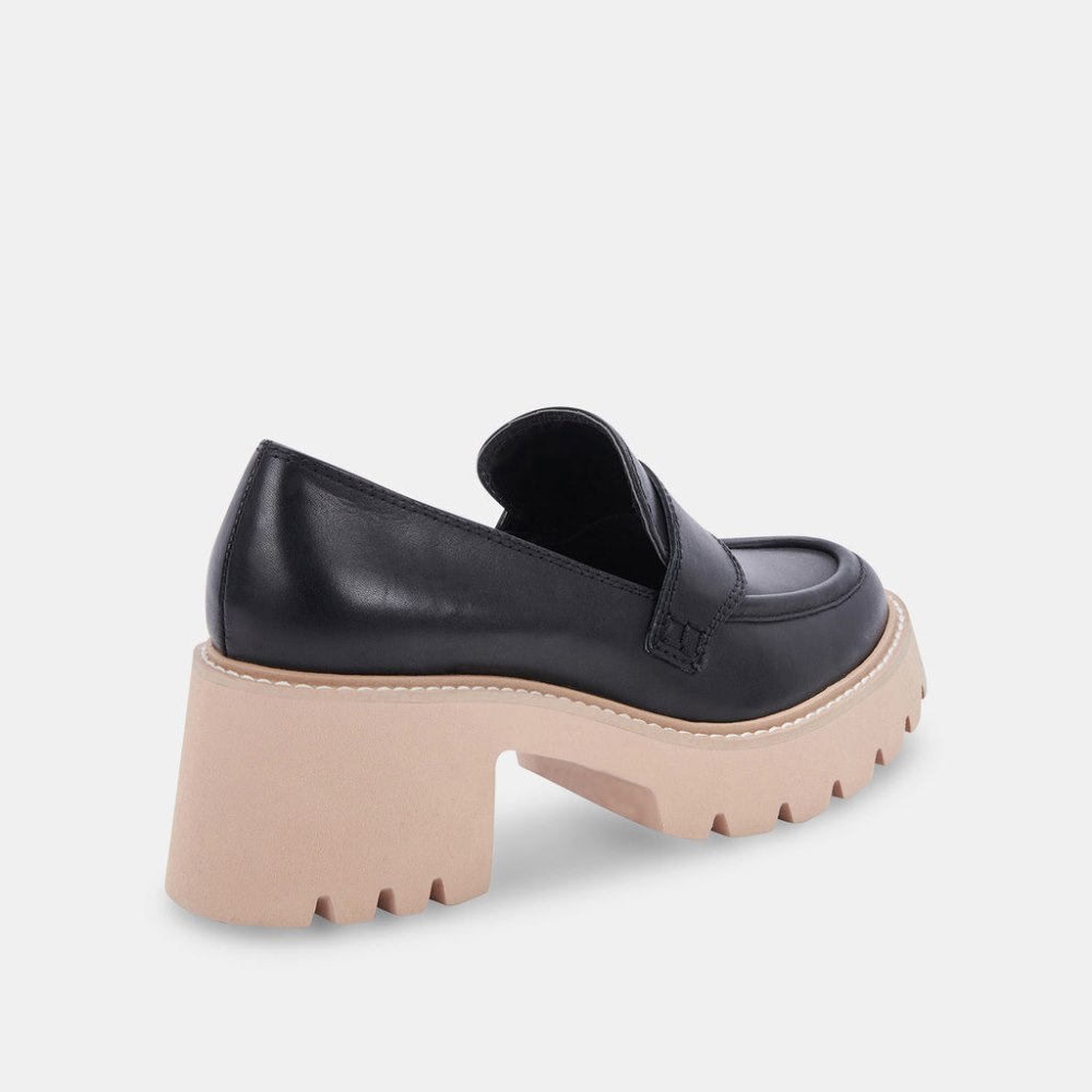 Dolce Vita Halona Loafers Black Leather