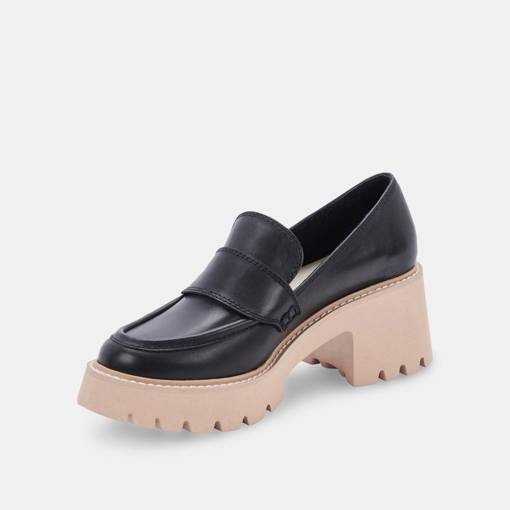 Dolce Vita Halona Loafers Black Leather