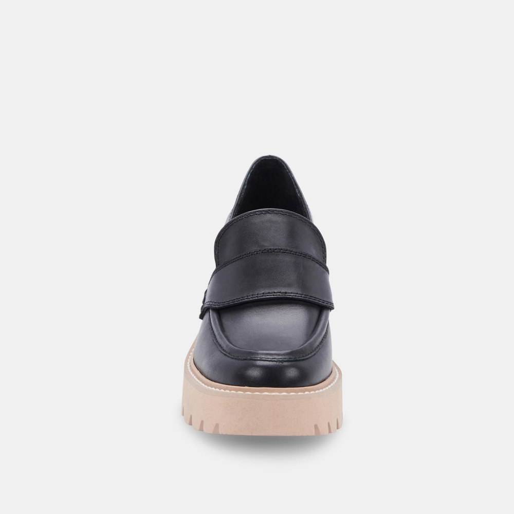Dolce Vita Halona Loafers Black Leather