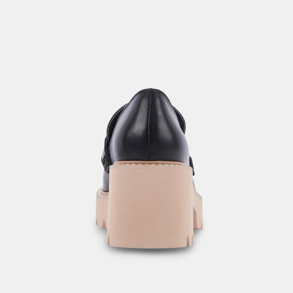 Dolce Vita Halona Loafers Black Leather