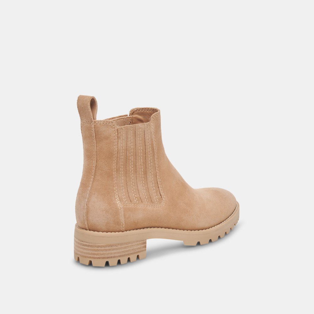 Dolce Vita Fraya H2o Booties Taupe Suede