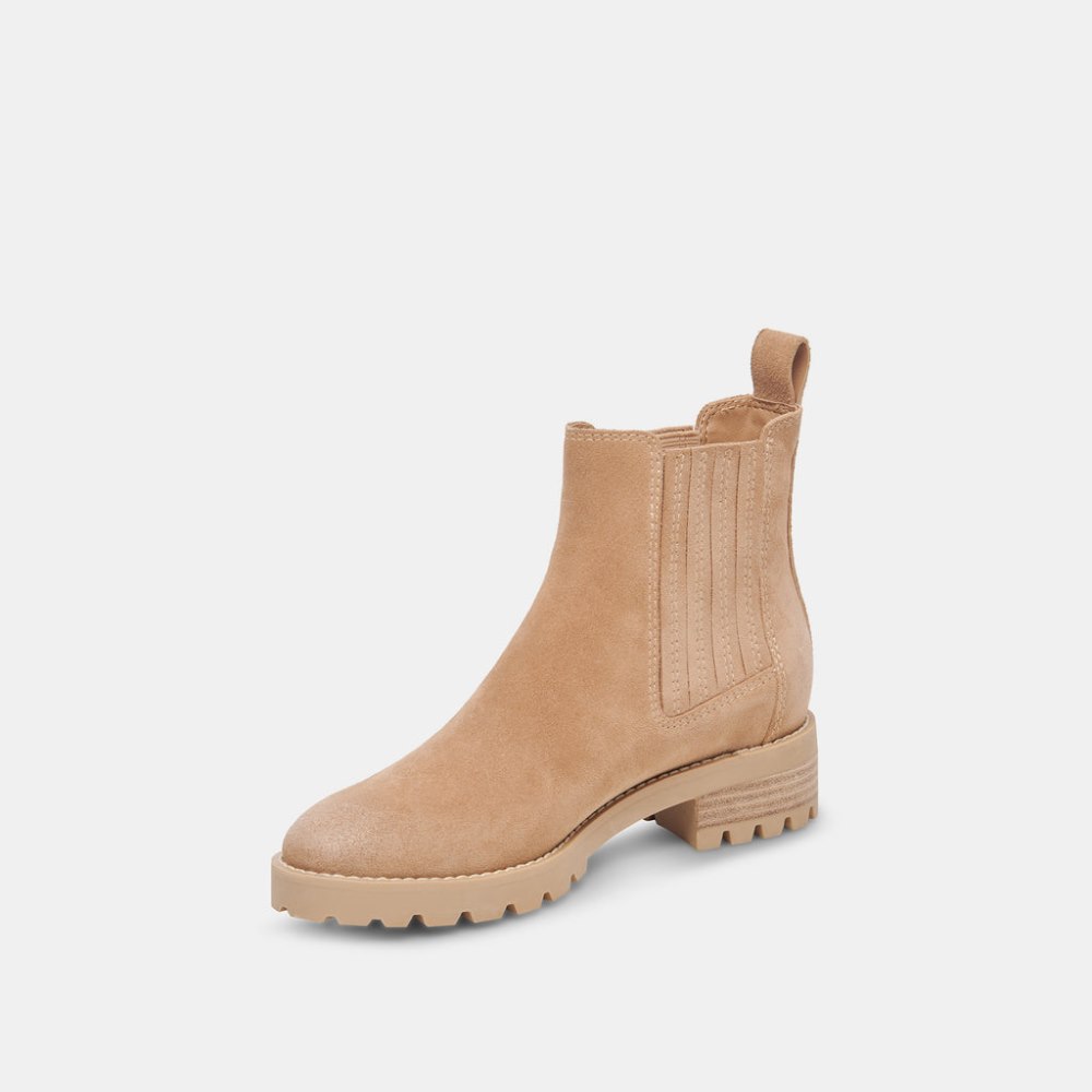 Dolce Vita Fraya H2o Booties Taupe Suede