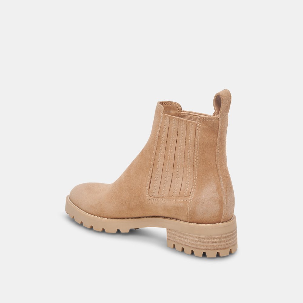 Dolce Vita Fraya H2o Booties Taupe Suede