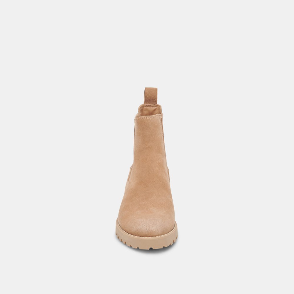 Dolce Vita Fraya H2o Booties Taupe Suede