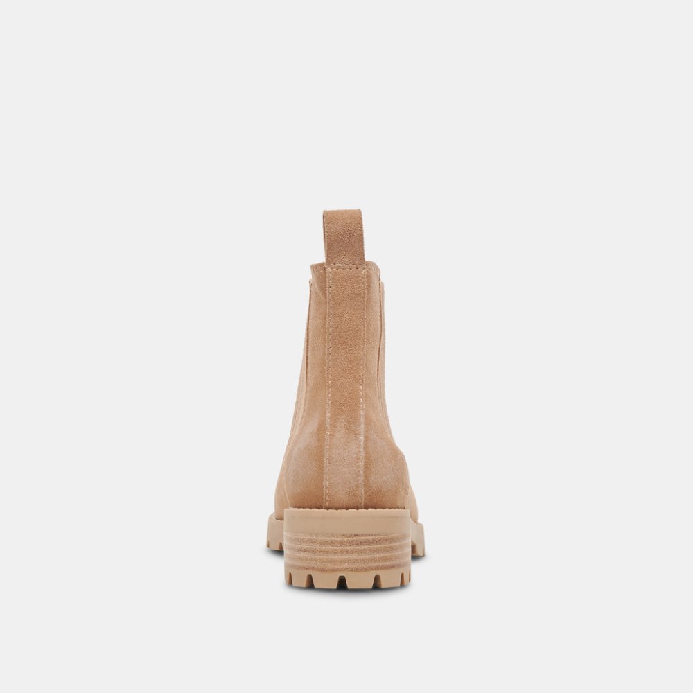 Dolce Vita Fraya H2o Booties Taupe Suede