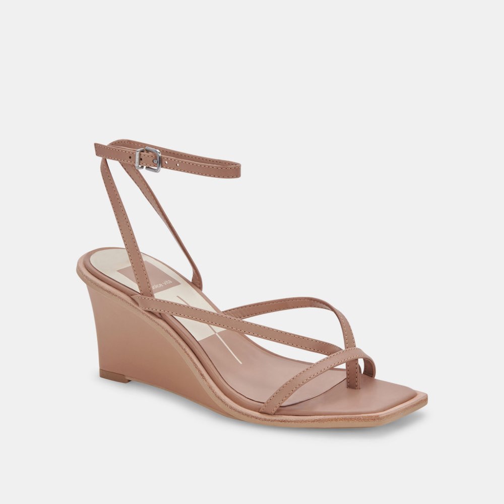 Dolce Vita Gemini Wedges Cafe Leather