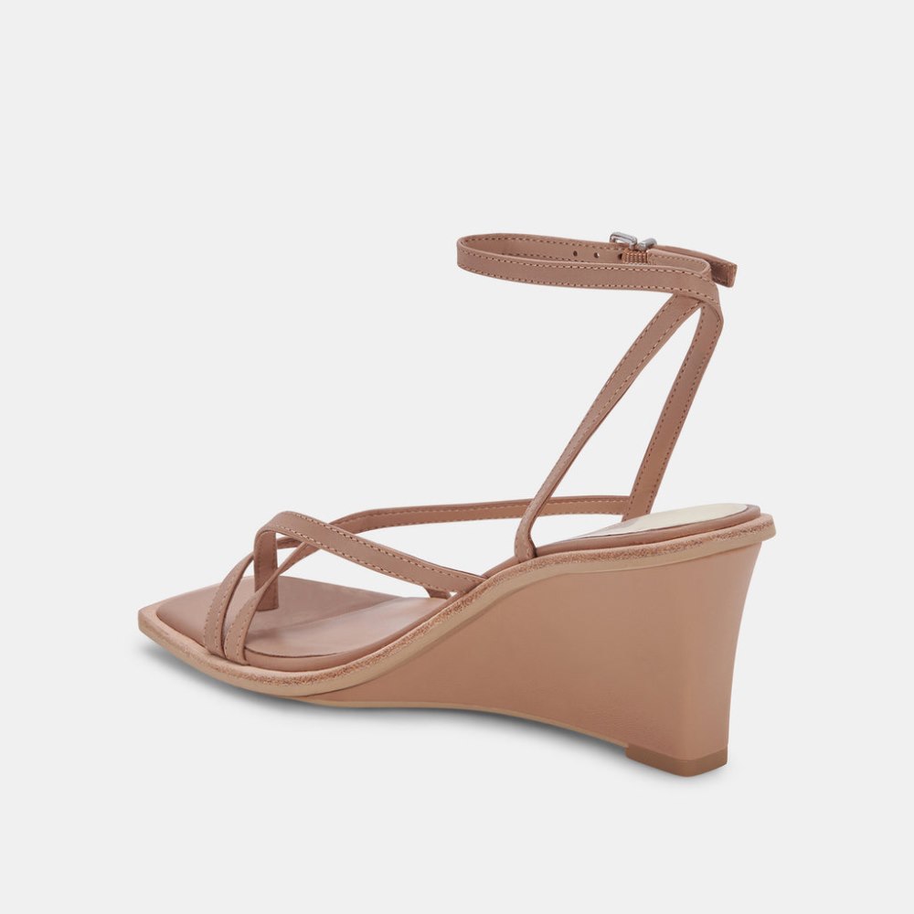 Dolce Vita Gemini Wedges Cafe Leather