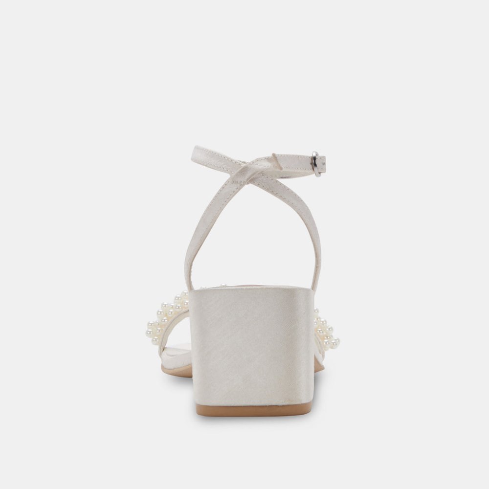 Dolce Vita Zalima Heels Vanilla Pearls