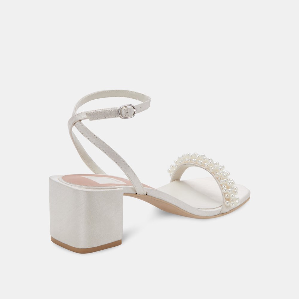 Dolce Vita Zalima Heels Vanilla Pearls