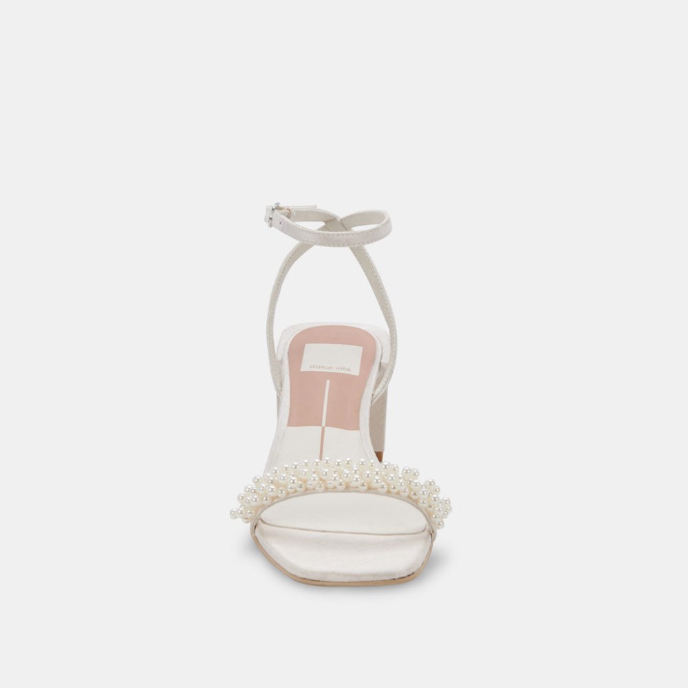 Dolce Vita Zalima Heels Vanilla Pearls