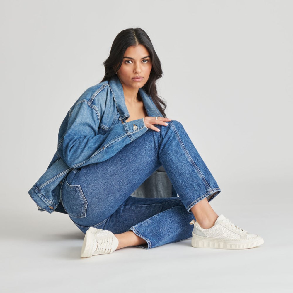 Dolce Vita Nicona Pearl Sneakers Vanilla Pearls