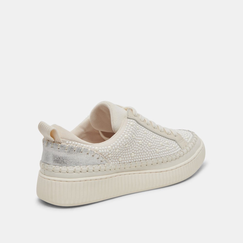 Dolce Vita Nicona Pearl Sneakers Vanilla Pearls