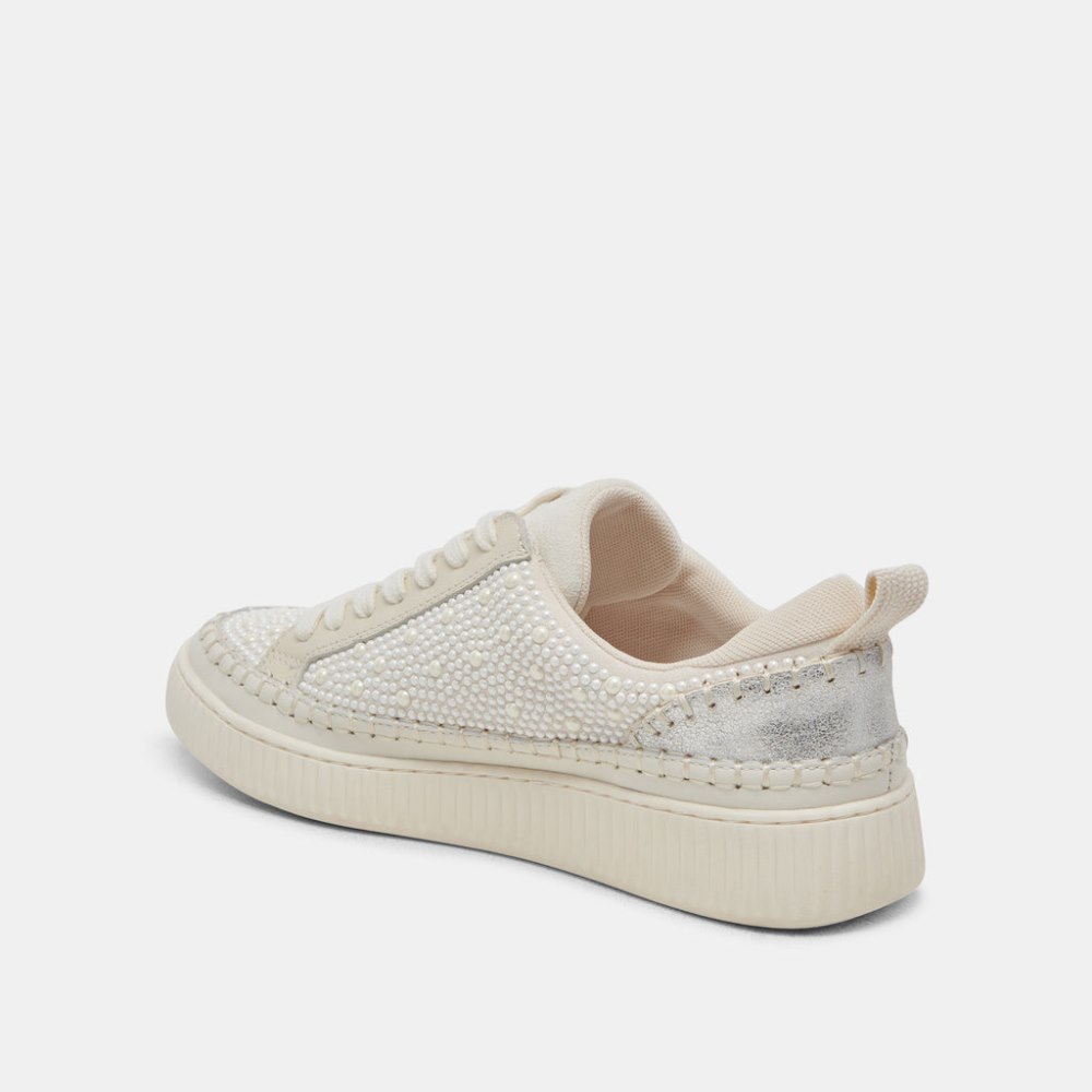 Dolce Vita Nicona Pearl Sneakers Vanilla Pearls