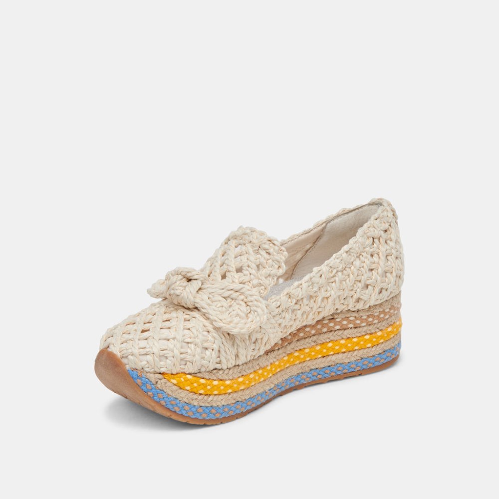 Dolce Vita Jaka Sneakers Citrus Multi Raffia