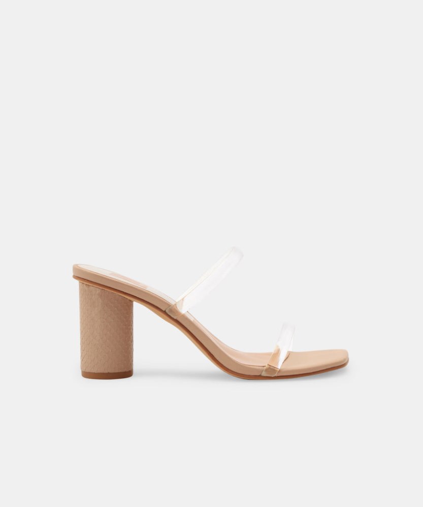 Dolce Vita Noles Heels Nude Crystal