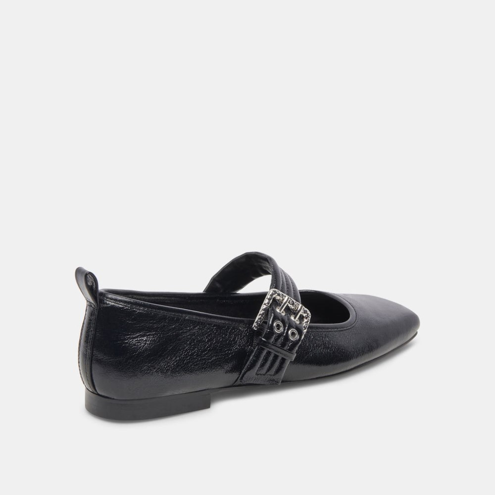 Dolce Vita Arora Ballet Flats Midnight Crinkle Patent