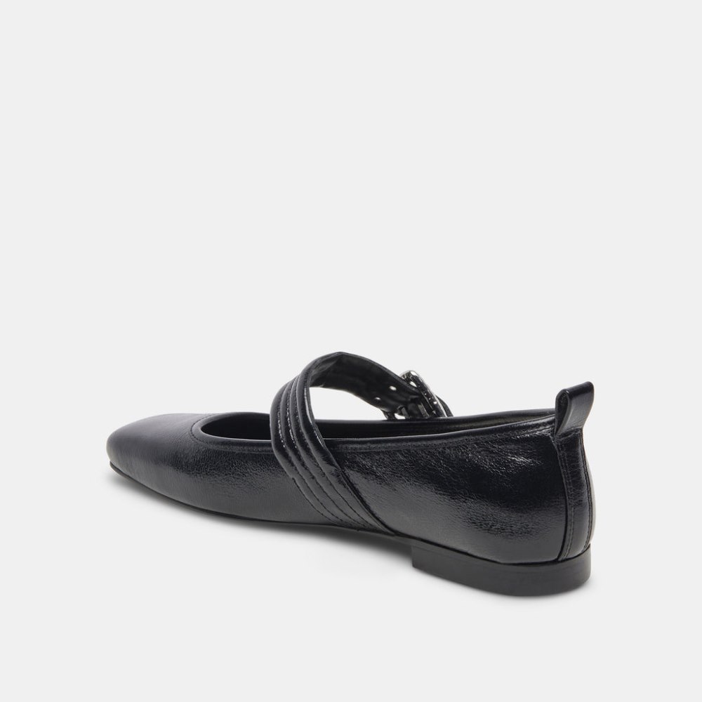 Dolce Vita Arora Ballet Flats Midnight Crinkle Patent