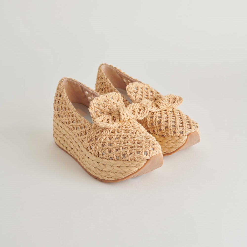 Dolce Vita Jaka Sneakers Lt Natural Raffia