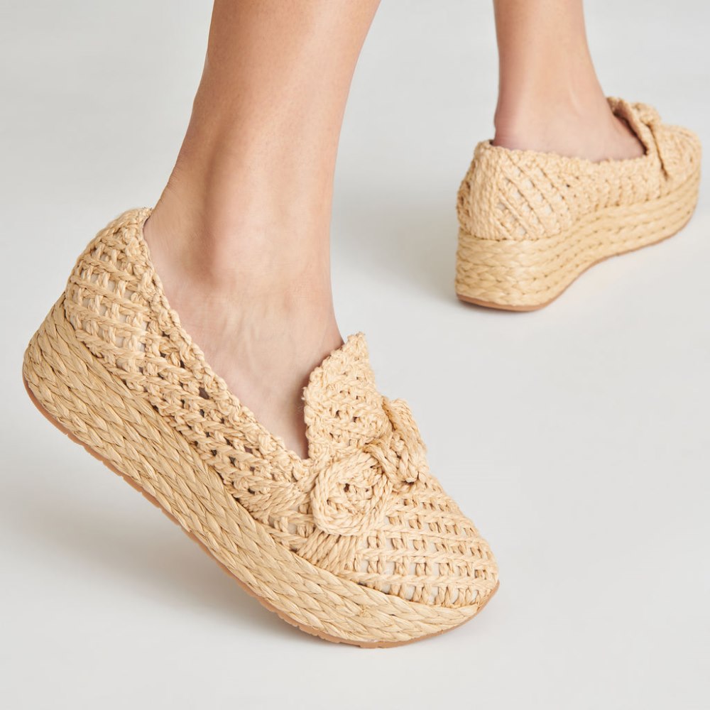 Dolce Vita Jaka Sneakers Lt Natural Raffia