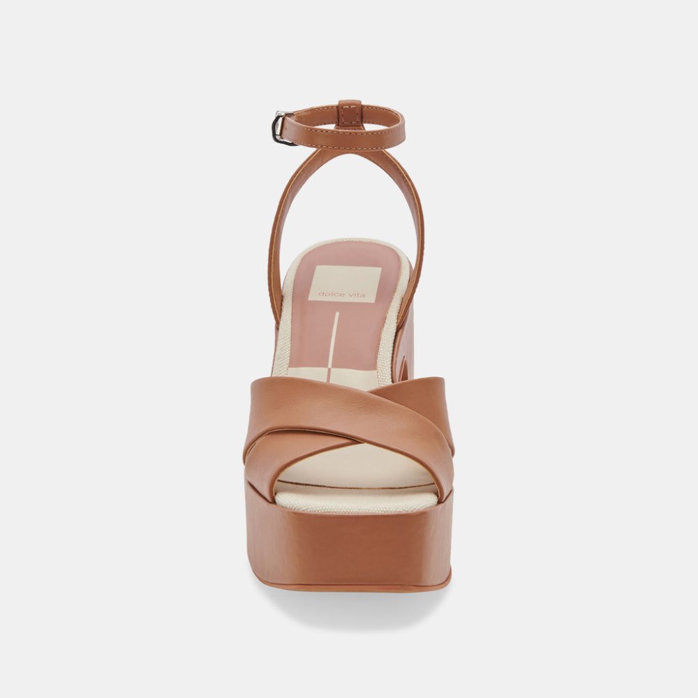 Dolce Vita Wessi Heels Caramel Leather